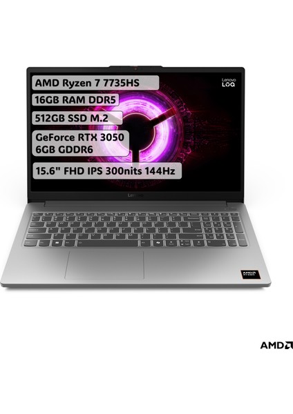 Lenovo LOQ Essential AMD Ryzen 7 7735HS 16GB 512GB SSD