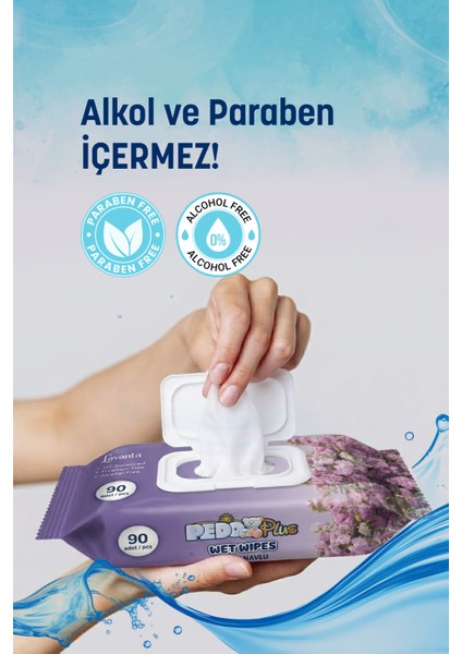 Papatya Kokulu Islak Mendil 90'lı 4 Paket modelleri