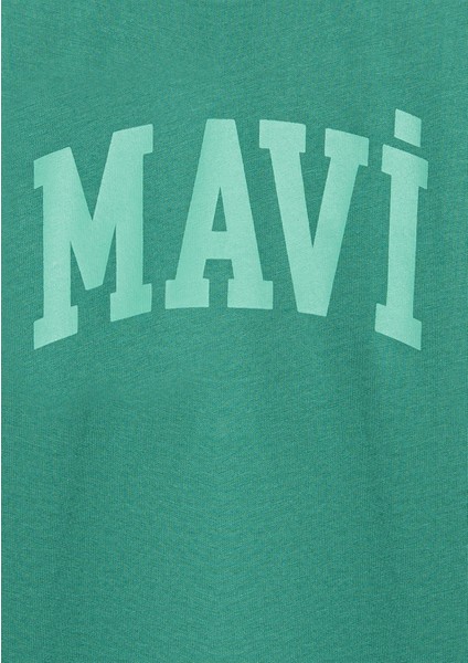 Mavi Baskılı Yeşil Tişört 6610484-71697 modelleri