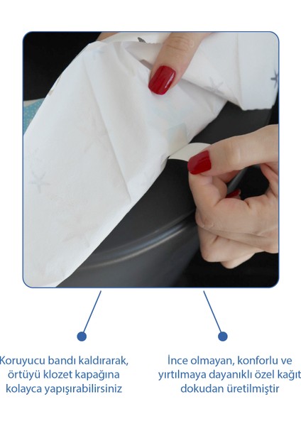 Atılabilir Klozet Örtüsü 10 Adet fiyatları