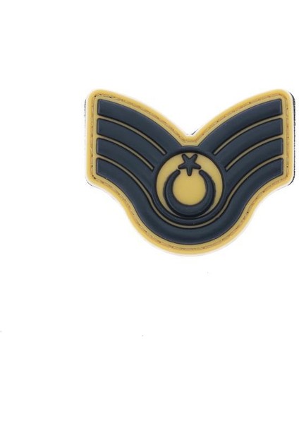 Plastik Patch (Peç) Astsubay Rütbe - Renk: Bej | Rütbe: ASB.ÜÇVŞ