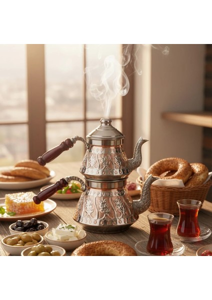 Bakır Selçuk Çaydanlık modelleri