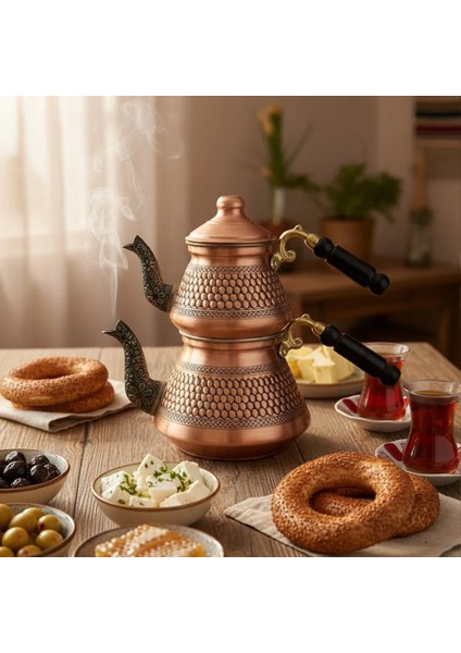Bakır Selçuk Çaydanlık