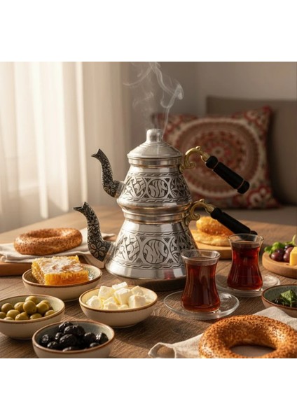 Bakır Selçuk Çaydanlık