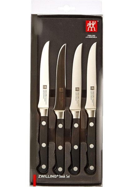 Twin Biftek Bıçak Set, Paslanmaz Çelik, Siyah fiyatları