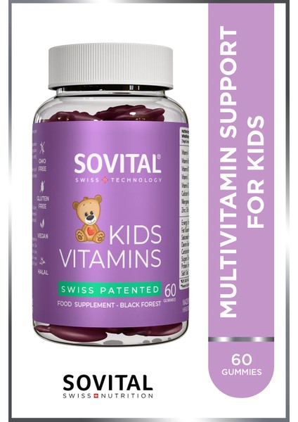Kids Vitamin 60 Gummies modelleri