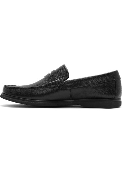 Fly Erkek Siyah Deri Loafer 26SFD6324FT modelleri