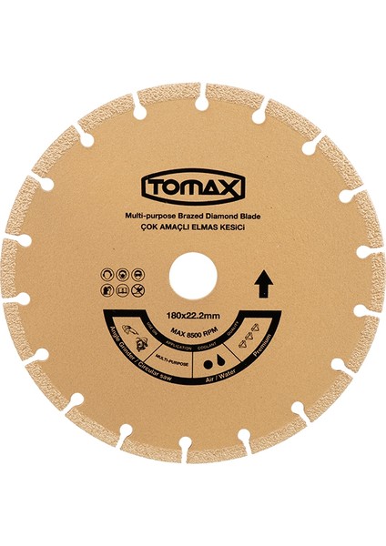Çok Amaçlı Elmas Kesici Disk - 115x22 indirimleri