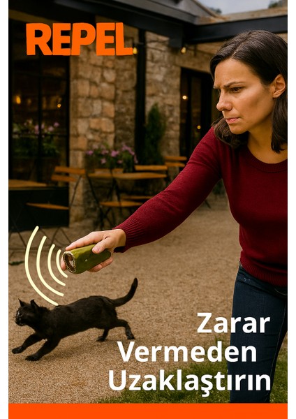 Rp 15 El Tipi Ultrasonik Kedi Kovucu ve Eğitici fırsatları