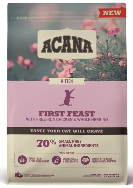 Acana First Feast Kitten mama ambalajı