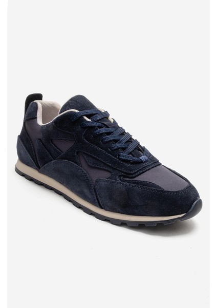 Sahra Lacivert Süet Hakiki Deri Kadın Sneaker modelleri