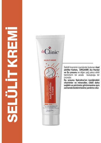 Selülit Kremi 150 ml Tüm Ciltler İçin Bakım Yapıcı Etki Alkol İçermeyen Krem fırsatları