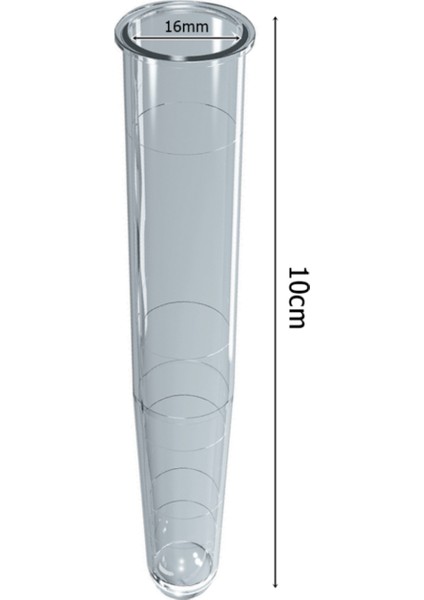 16X100 mm Deney Tüpü Dibi Konik (50 Adet) modelleri