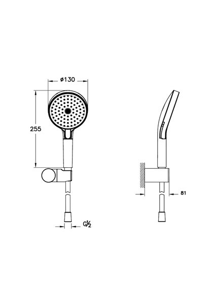 Vitra Prime Round El Duşu 3f 130MM Fırçalı Altın A4592425 fiyatları