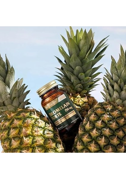 Bromelain Forte 60 Tablet - Bromelain Krom PROBIYOTIK750 Mg fiyatları
