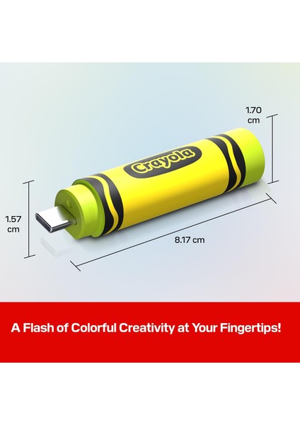 Crayola USB-C Electric Lime 64GB fiyatları