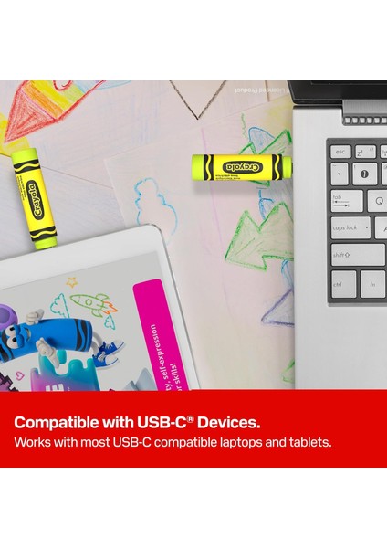Crayola USB-C Electric Lime 64GB modelleri
