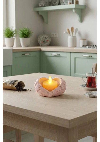 Melek Kanatlı Biblo Sert Plastik Kalp Form Hediyelik indirimleri