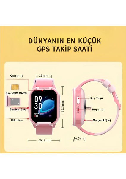 CT24 4g Gps'li Çocuk Akıllı Saati (Çizim Tableti Hediyeli) fiyatları