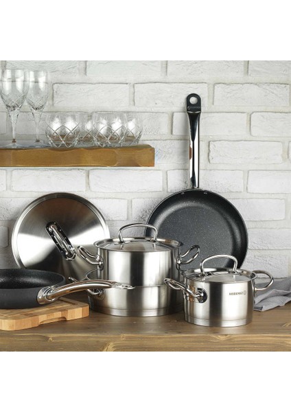 Proline Gri 20 cm Çelik Yumurta Sahanı 1 Adet Derinlik 3 cm Sağlıklı Pişirme fiyatları