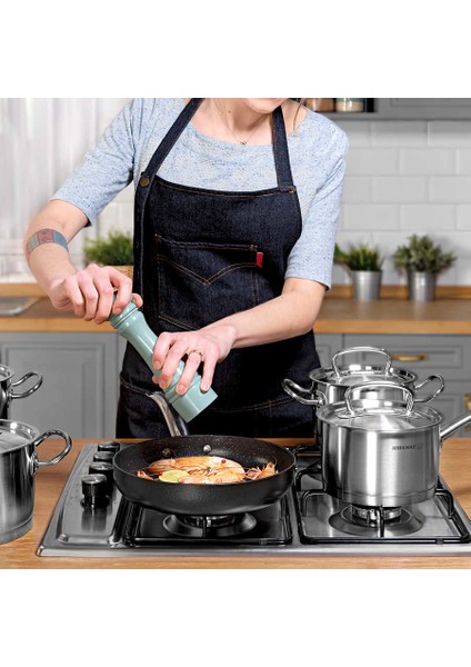Proline Gri 20 cm Çelik Yumurta Sahanı 1 Adet Derinlik 3 cm Sağlıklı Pişirme fırsatları