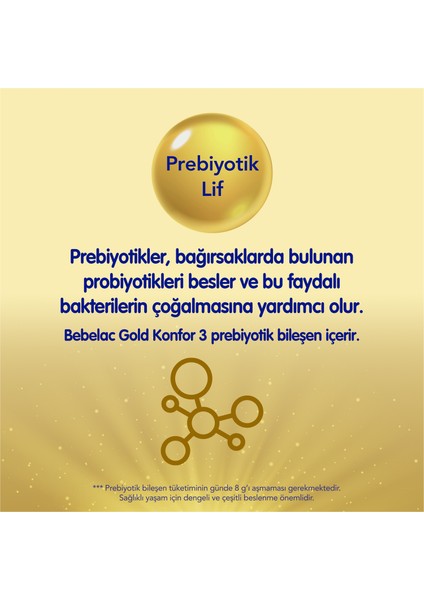 Gold Konfor 3 Çocuk Devam Sütü 1 Yaş+ 350 Gr