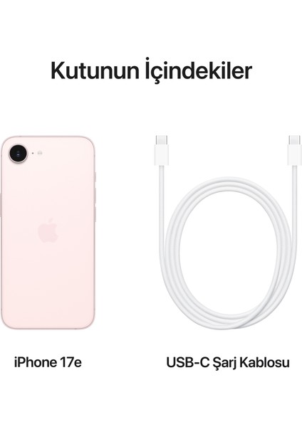 iPhone 17e 256GB Açık Pembe