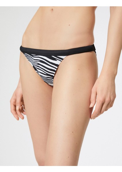 Zebra Desenli Bikini Altı Normal Bel modelleri