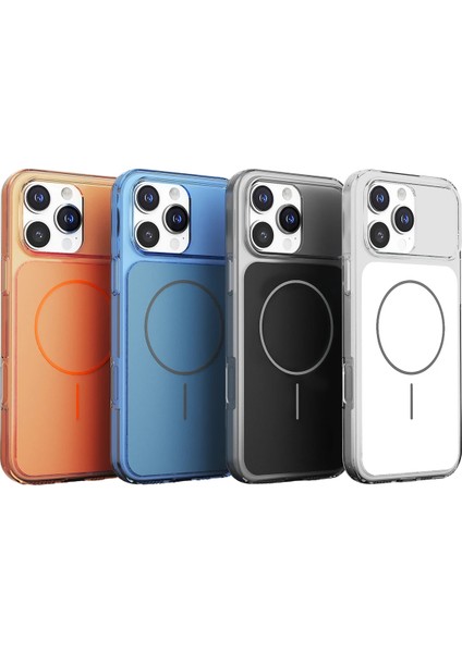 iPhone 16 Pro Max ile Uyumlu Bruma Magneticsafe Kapak - Turuncu fırsatları