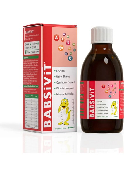 L-Arjininli Multivitamin Şurup 150 ml modelleri