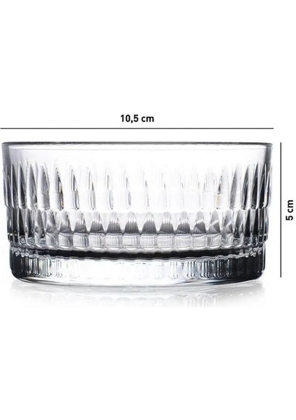 Elysia 10 Parça Şeffaf Bardak Kase Sunum Kokteyl Seti 500 ml Hacim Özelliği fırsatları