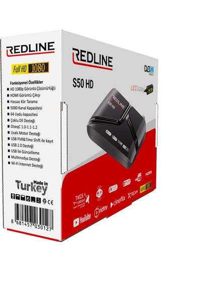 Ayteknoloji S50 Hd Mini Uydu Alıcısı Full HD Görüntü Kalitesi fırsatları