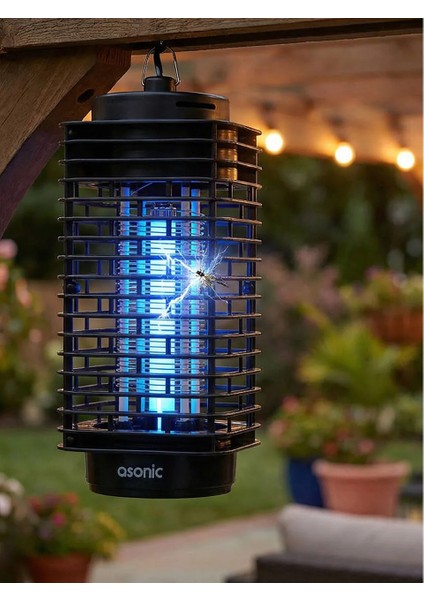 Asonıc S24 Pro 4W Siyah LED Işıklı Sinek Öldürücü