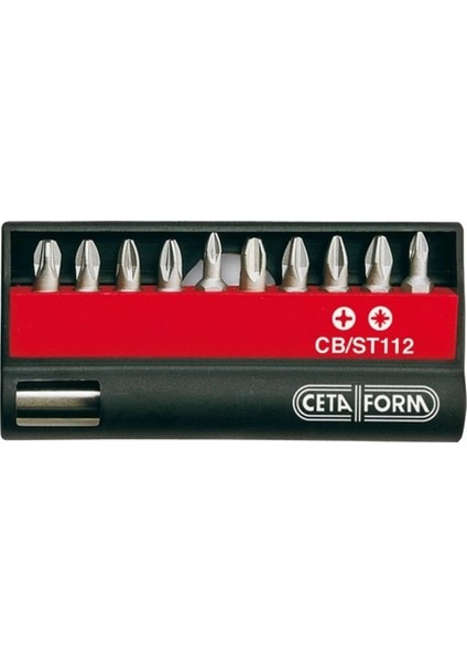 Cb/st112 Bits Uç Takımı 11 Parça yıldız/pozidriv modelleri