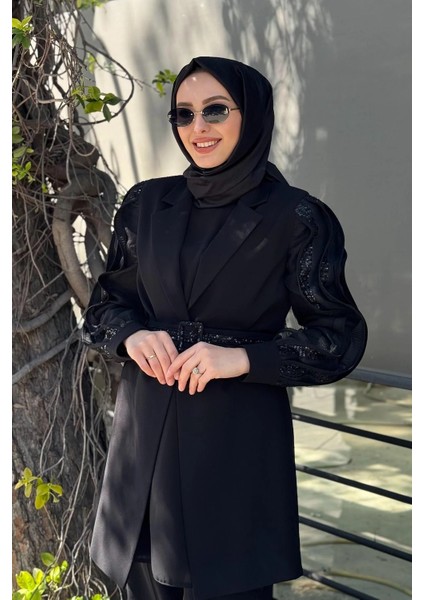 MODAİLGİ Pantolonlu Takım ILG231CKT07032 Siyah