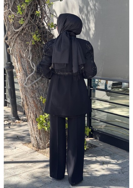 MODAİLGİ Pantolonlu Takım ILG231CKT07032 Siyah