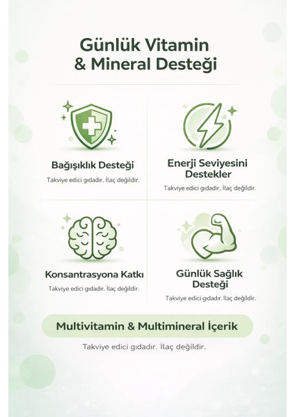 Multivitamin & multimineral fiyatları