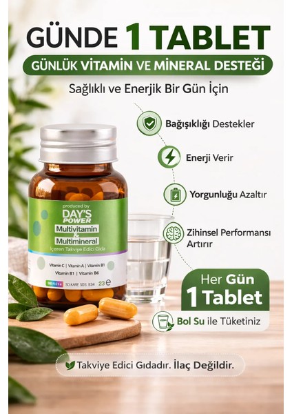 Multivitamin & multimineral modelleri