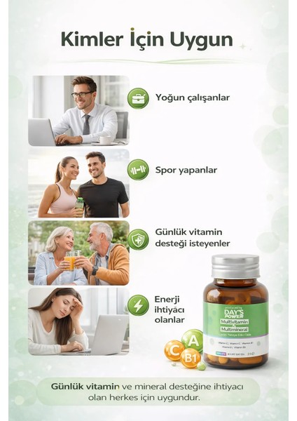Multivitamin & multimineral indirimleri