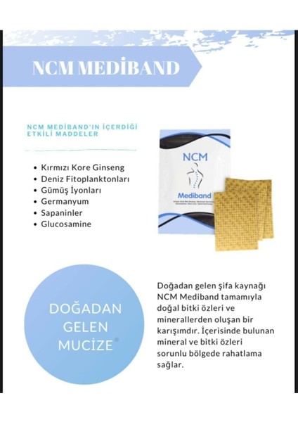Ncm Mediband (Ağrı Bandı) indirimleri
