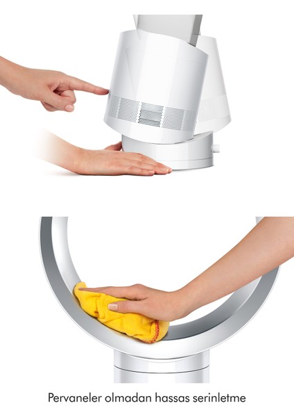 Cool™ CF1 Fan (Beyaz/Gümüş) modelleri