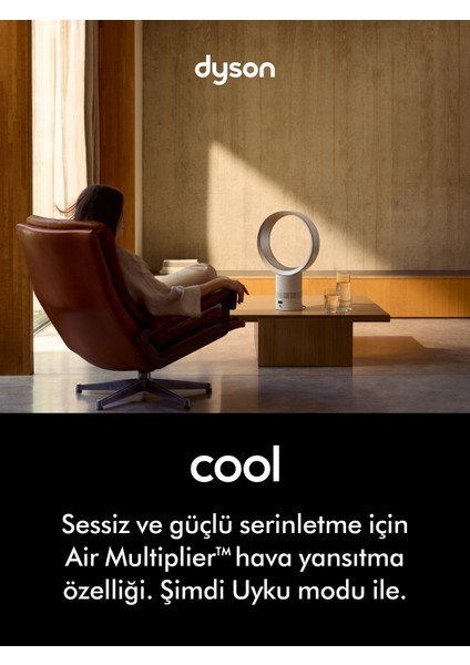 Cool™ CF1 Fan (Beyaz/Gümüş)
