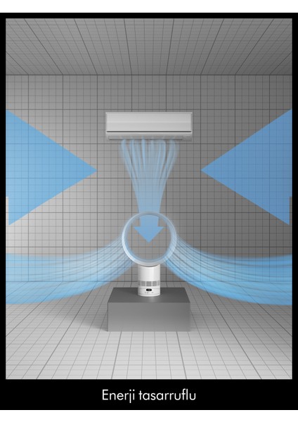 Cool™ CF1 Fan (Beyaz/Gümüş)