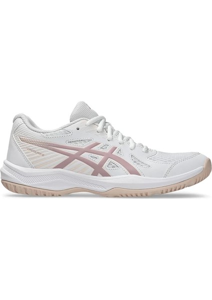 Asics Upcourt 6 Kadın Tenis Ayakkabısı 1072A107-104 Beyaz Nefes Alabilir Yapı ile Spor ve Günlük Kullanıma Uygun