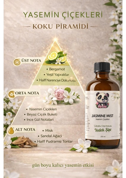 Jasmine Mist Çubuklu Oda Kokusu Yedek Şişe 250 ml – Reed Diffuser Refill fiyatları