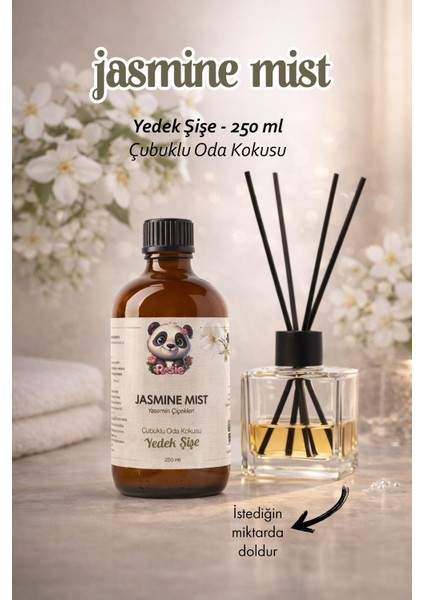 Jasmine Mist Çubuklu Oda Kokusu Yedek Şişe 250 ml – Reed Diffuser Refill modelleri