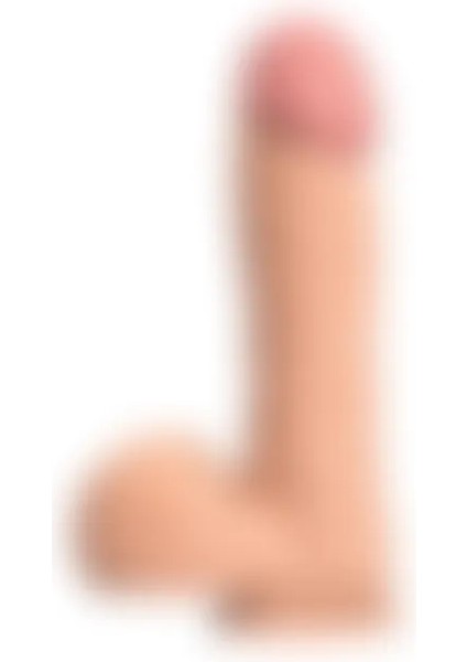 King Realistik Dildo 25 cm Realistik Dev Kalın Penis Dildo