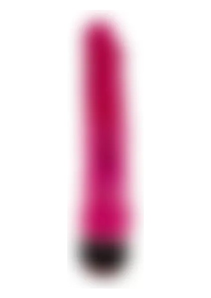 Crazy Bull 18 cm Titreşimli Pembe Jel Anal Vibratör Dildo Peni