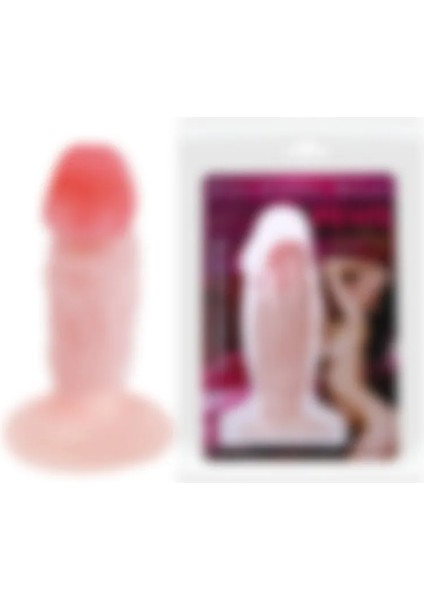 Opal 11 cm Realistik Anal Penis Vantuzlu Anal Dildo Anal Plug Tıpa