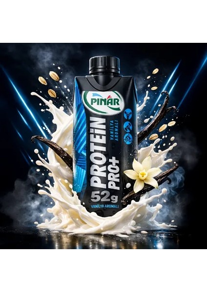 Protein Pro+ Vanilyalı 500 ml x 12 Adet Laktozsuz Yüksek Proteinli UHT Süt fiyatları